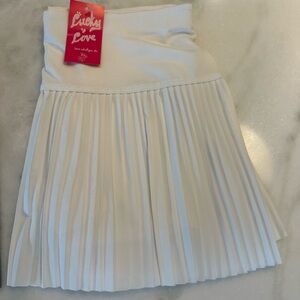 Lucky in Love NWT Tennis Skirt Girls Size Large Whitw